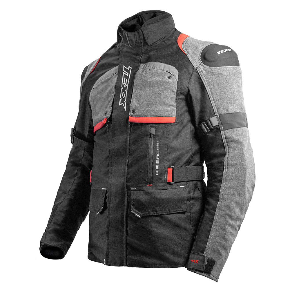 Jaqueta Masculina de proteção para motociclista-Texx Armor Airbag Edition