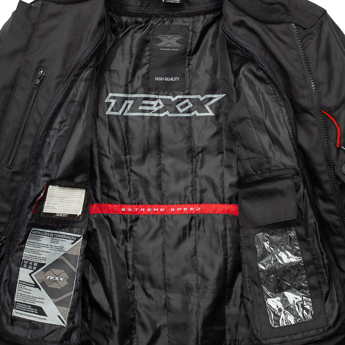 Jaqueta Masculina de proteção para motociclista- Texx New Strike V2