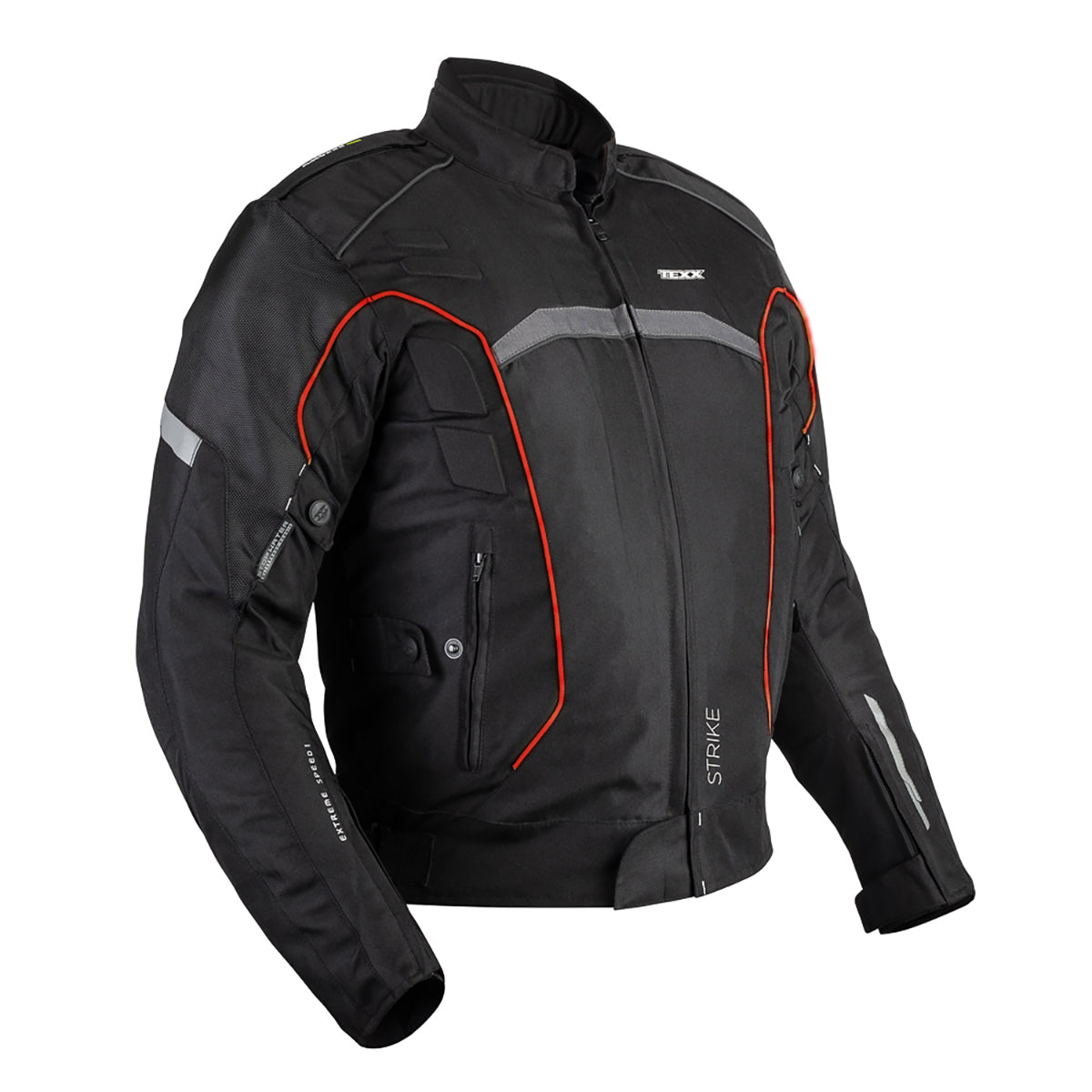 Jaqueta Masculina de proteção para motociclista- Texx New Strike V2