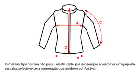 Jaqueta Masculina de proteção para motociclista-Texx Armor Airbag Edition