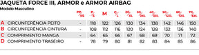 Jaqueta Masculina de proteção para motociclista-Texx Armor Airbag Edition